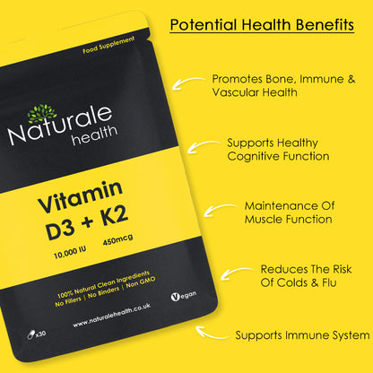 Vitamin D3 + K2